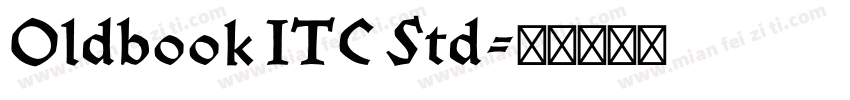 Oldbook ITC Std字体转换